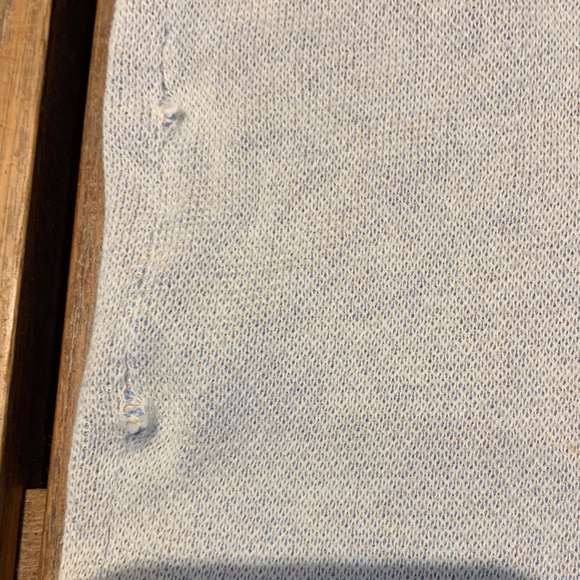 Zimmerman Nautical Hooded Mini Sweater Dress Beach Coverup Blue Orange Size 6 - Picture 6 of 11